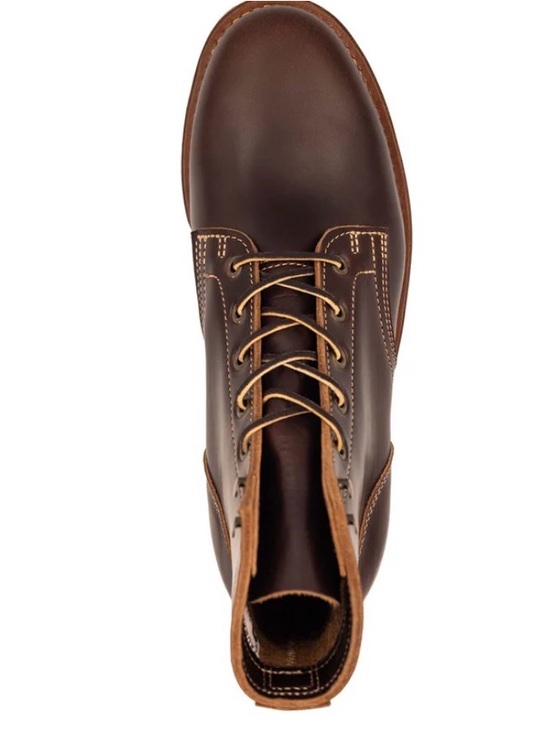 Truman Men\'s Brown Double Shot cap toe  Leather Lace-Up Boots main image 4
